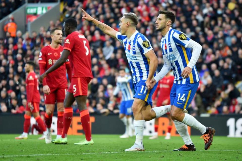 Liverpool vs Brighton: Imbang Rasa Kalah Untuk si Merah