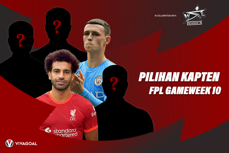 5 Kapten Pilihan Gameweek 10 Fantasy Premier League
