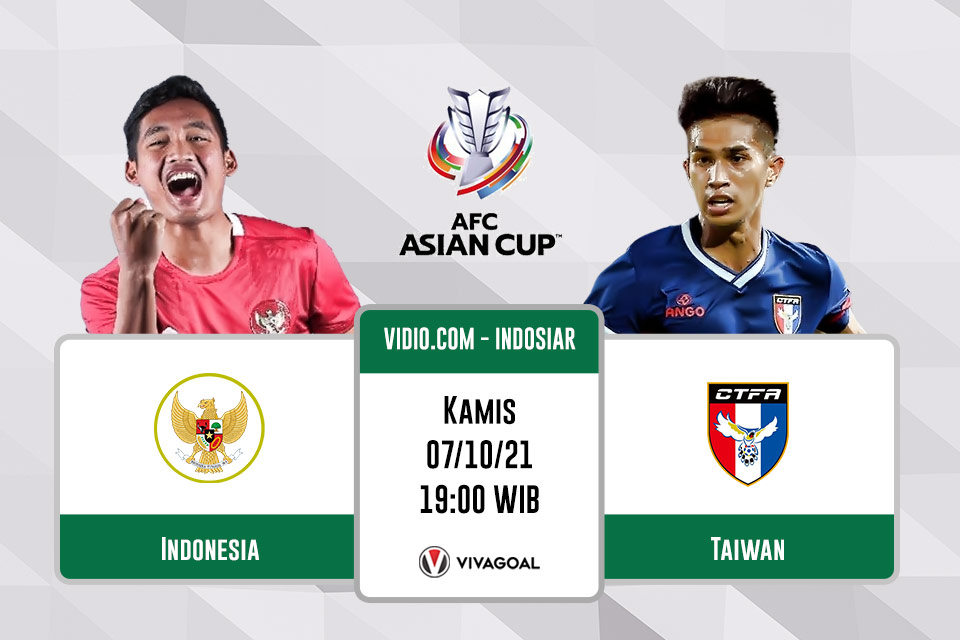 Indonesia vs Taiwan: Prediksi dan Link Live Streaming