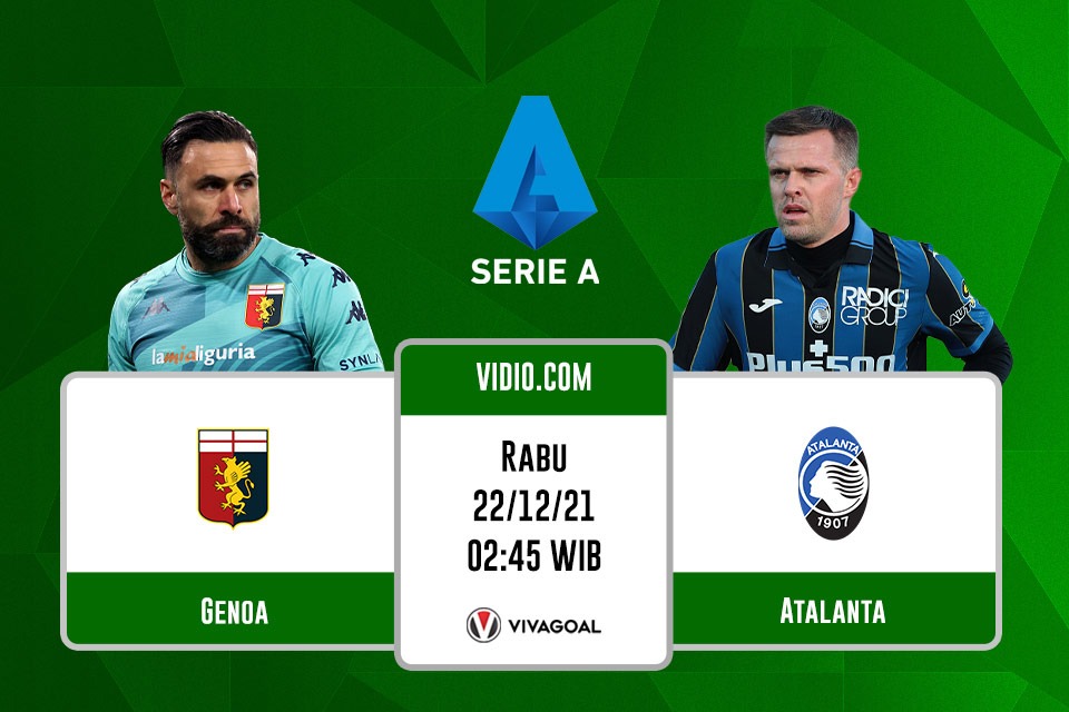 Genoa vs Atalanta: Prediksi dan Link Live Streaming