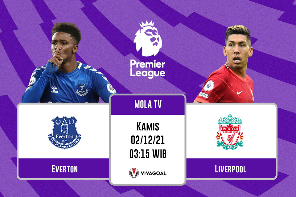 Everton vs Liverpool: Prediksi dan Link Live Streaming