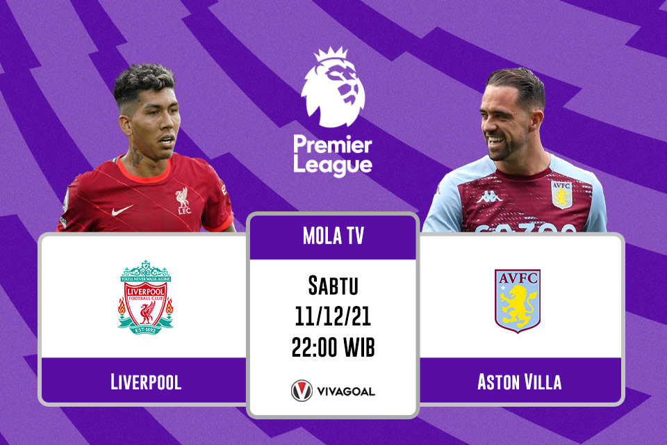 Liverpool vs Aston Villa: Prediksi dan Link Live Streaming