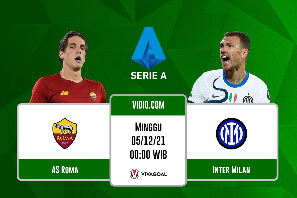 AS Roma vs Inter Milan: Prediksi dan Link Live Streaming