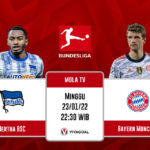 Hertha vs Bayern Munich: Prediksi, Jadwal dan Link Streaming