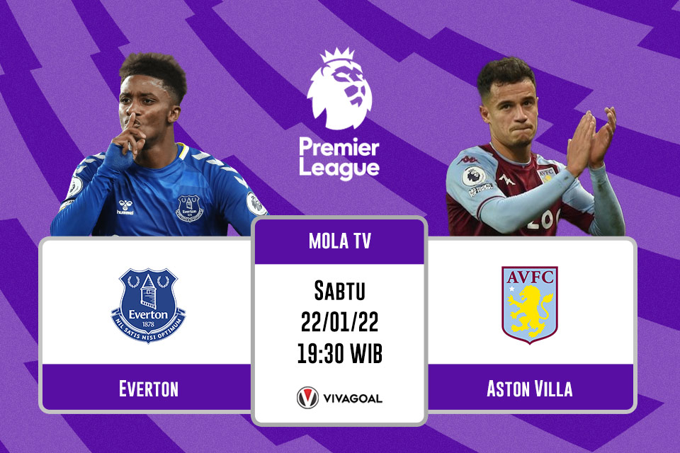 Everton vs Aston Villa: Prediksi dan Link Live Streaming