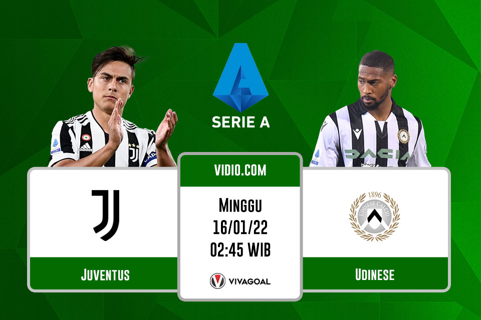 Juventus vs Udinese: Prediksi dan Link Live Streaming