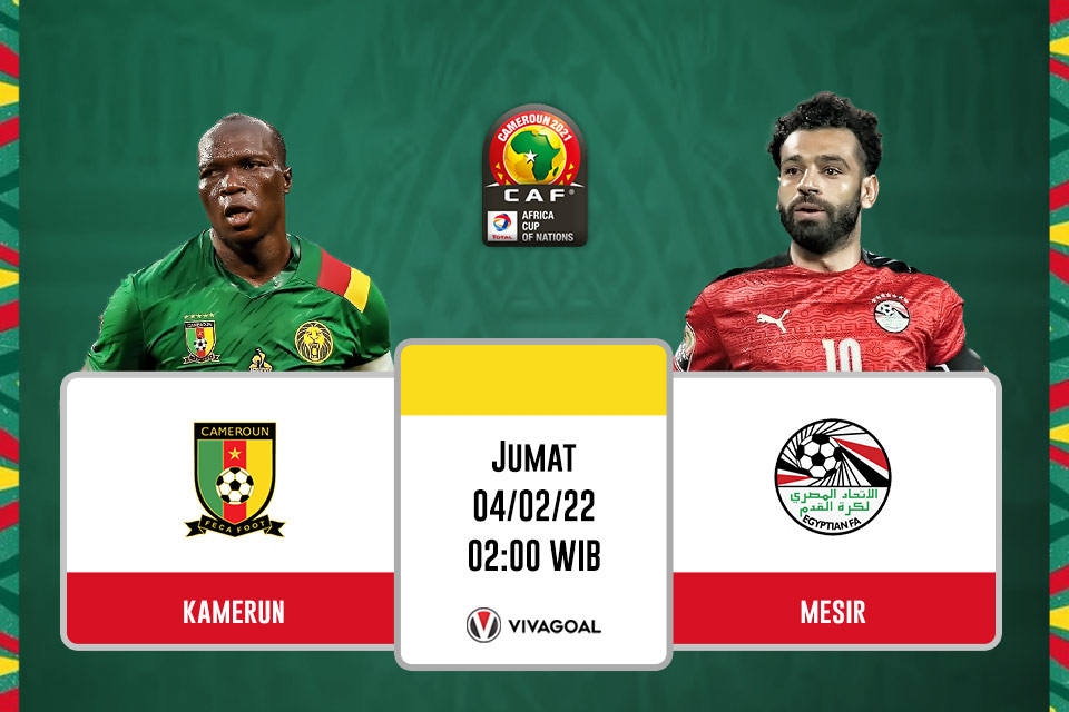 Kamerun vs Mesir: Prediksi, Jadwal dan Link Live Streaming