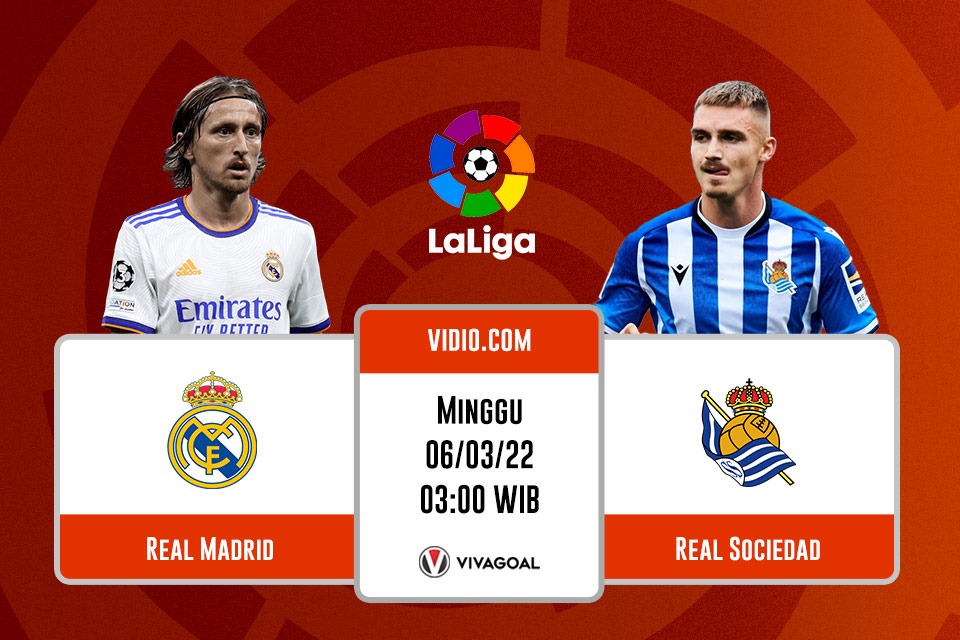 Real Madrid vs Real Sociedad: Prediksi, Jadwal, dan Link Live Streaming
