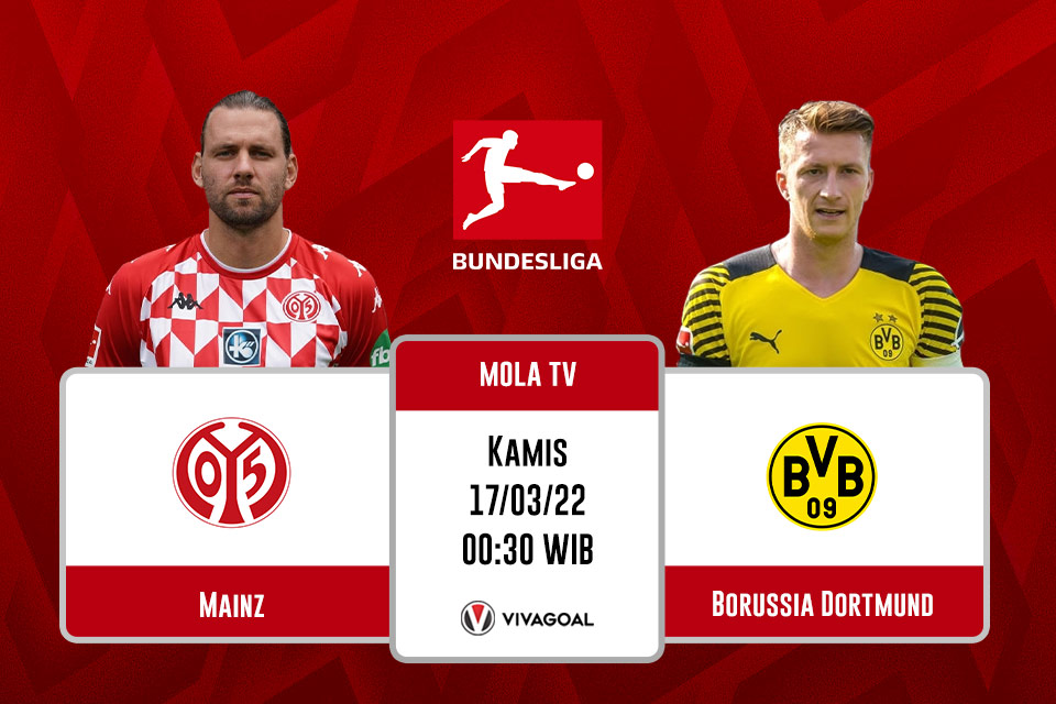 Mainz 05 vs Borussia Dortmund: Prediksi, Jadwal, dan Link Live Streaming