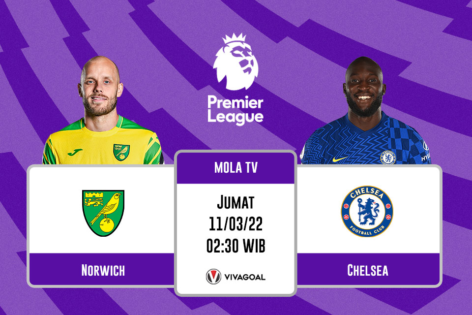 Norwich City vs Chelsea FC: Prediksi, Jadwal, dan Link Live Streaming
