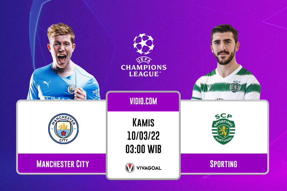Man City vs Sporting: Prediksi, Jadwal dan Link Live Streaming