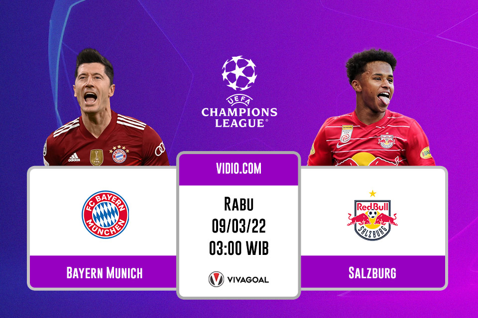 Bayern Munich dan RB Salzburg: Prediksi, Jadwal dan Link Live Streaming
