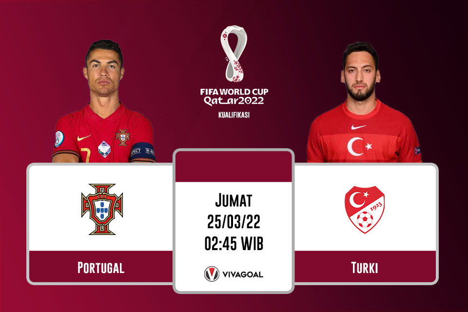 Portugal vs Turki: Prediksi, Jadwal dan Link Live Streaming