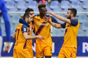 Gol Tunggal Henrikh Mkhitaryan Pastikan Kemenangan AS Roma Atas Sampdoria