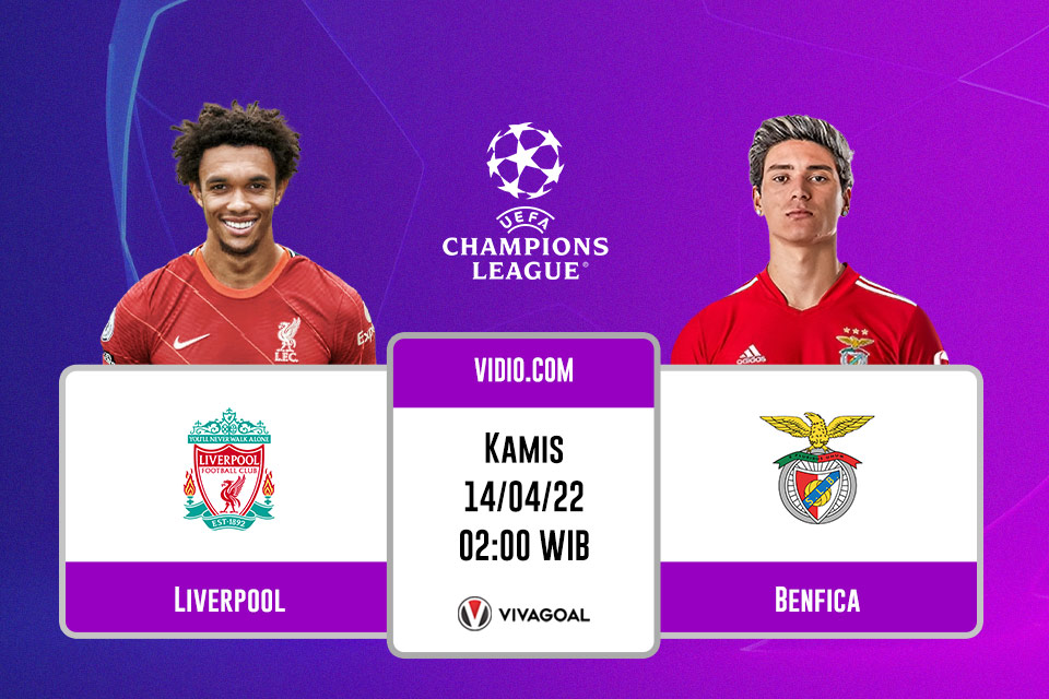 Liverpool vs Benfica: Prediksi, Jadwal dan Link Live Streaming
