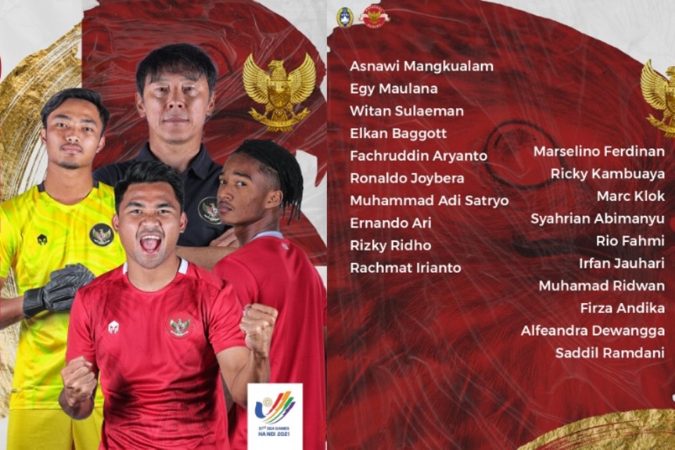 PSSI Resmi Umumkan 20 Nama yang Akan Perkuat Skuad Garuda di SEA Games 2021