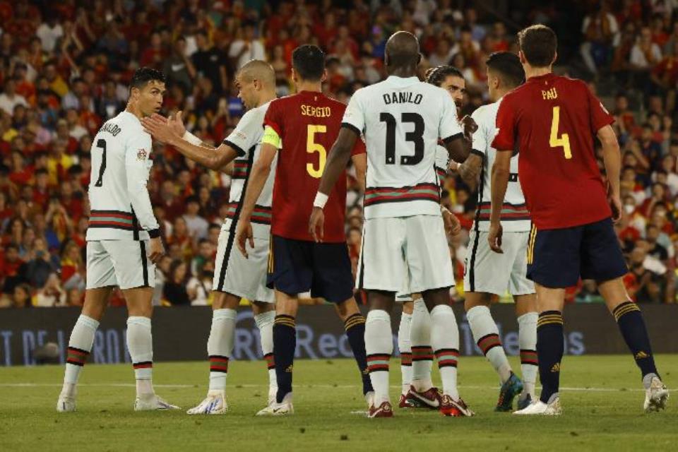 Portugal Paksa Spanyol Main Imbang di Laga Pembuka Liga Negara