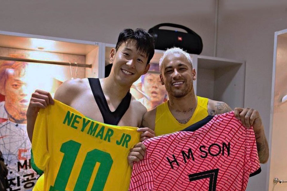 Cerita Son yang Tak Pede Minta Tukaran Kaos dengan Neymar