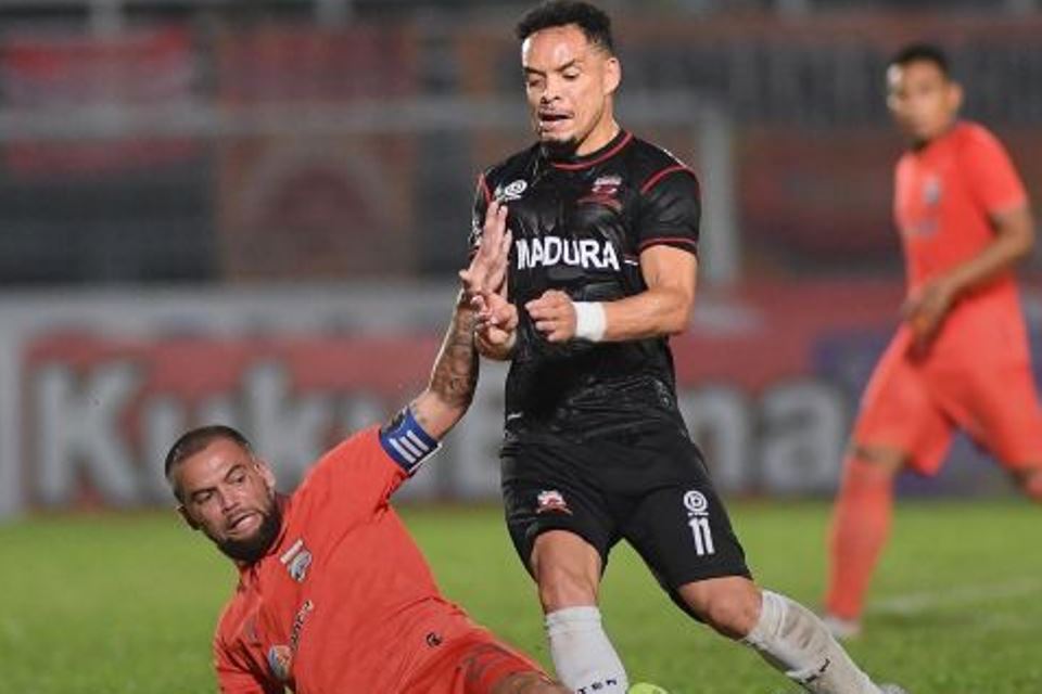Borneo Taklukan Madura United di Penyisihan Grup B Piala Presiden dengan Skor Tipis