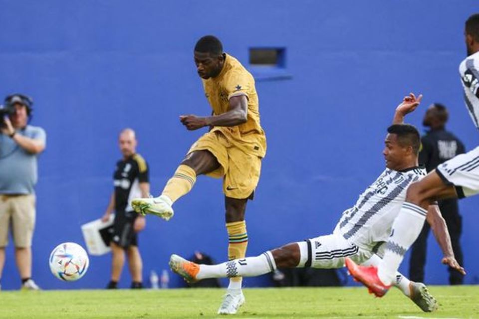 Cetak Brace Kontra Juventus, Dembele Makin Garang!