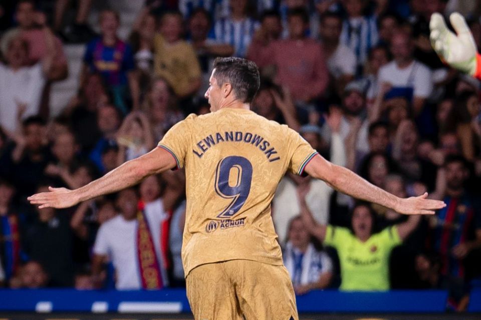 Cetak Dua Gol Untuk Barcelona, Lewandowski: Untuk Ayah Tercinta!