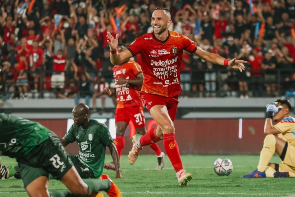 Tipis! Bali United Taklukkan RANS Nusantara dengan Skor 3-2