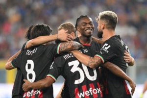 Rafael Leao Kartu Merah, AC Milan Tetap Kalahkan Sampdoria