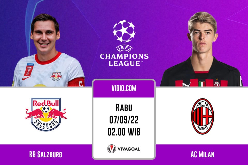 RB Salzburg vs AC Milan: Prediksi, Jadwal dan Link Live Streaming