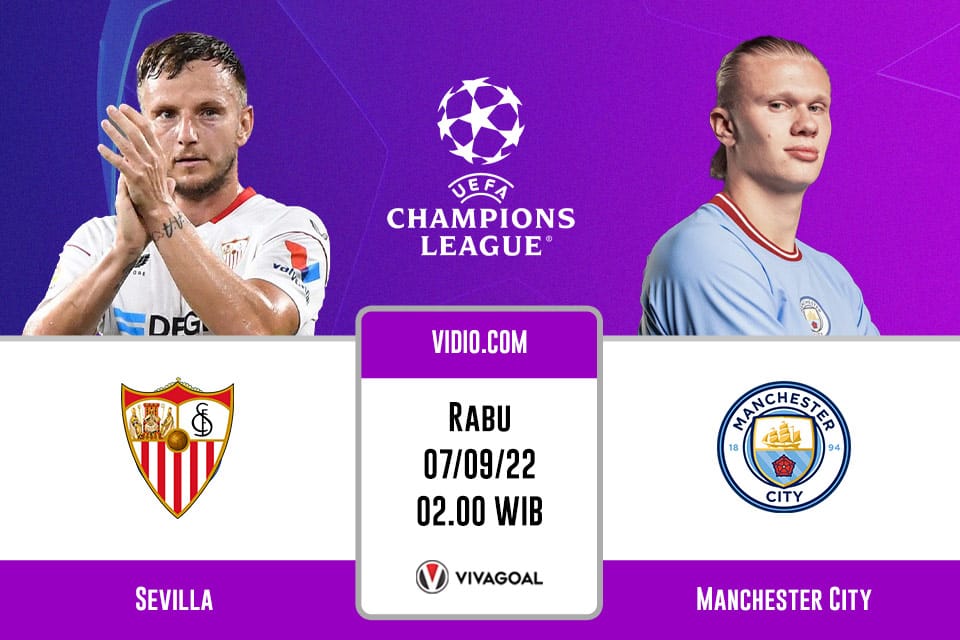 Sevilla vs Man City: Prediksi, Jadwal dan Link Live Streaming