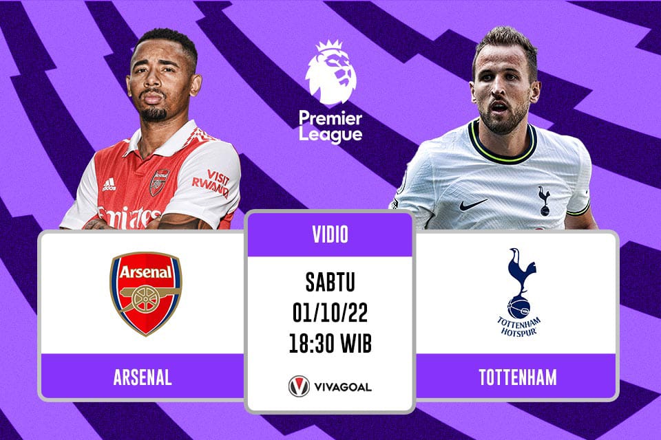 Arsenal vs Tottenham: Prediksi, Jadwal dan Link Live Streaming
