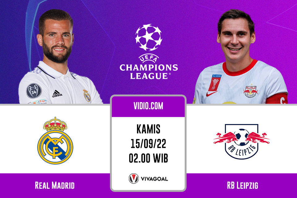 Real Madrid vs RB Leipzig: Prediksi, Jadwal, dan Link Live Streaming