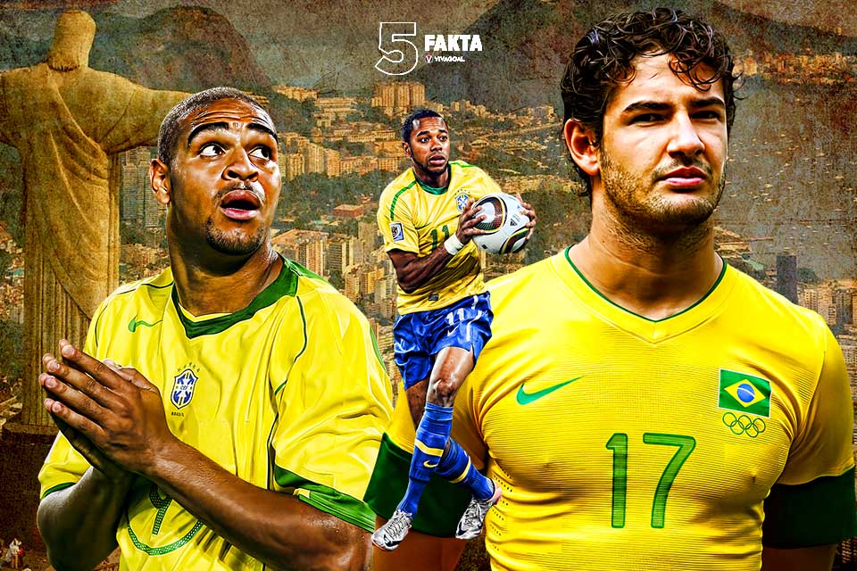 Jarang Terjadi, Inilah 5 Fakta Pemain Brazil yang Gagal