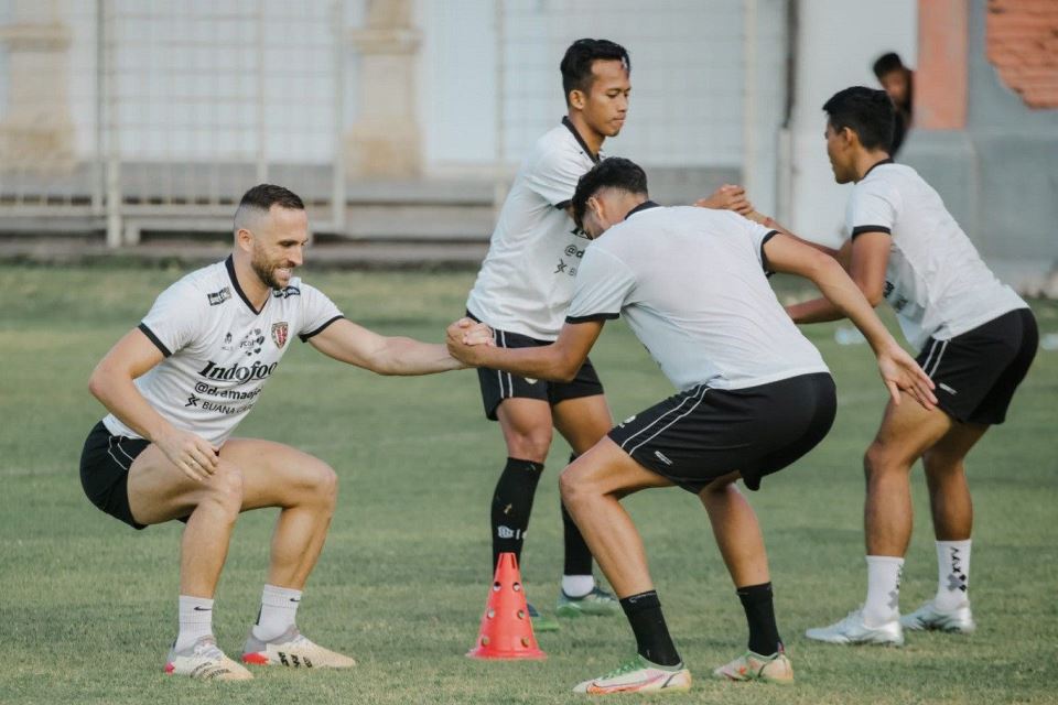 Jaga Kebugaran Pemain, Bali United Tetap Gelar Sesi Latihan Rutin