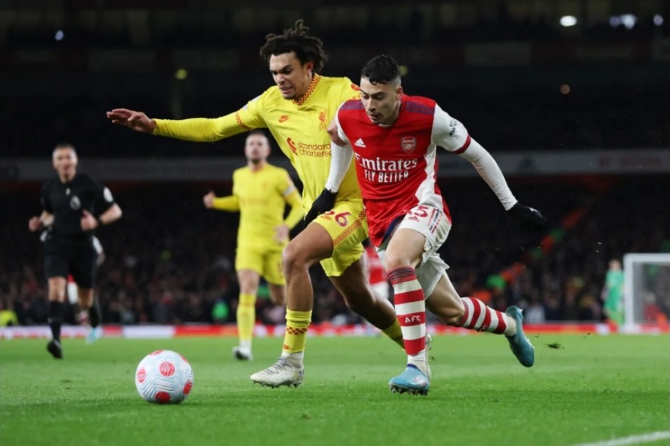 Arsenal vs Liverpool Awas Gabriel Martinelli, The Reds!