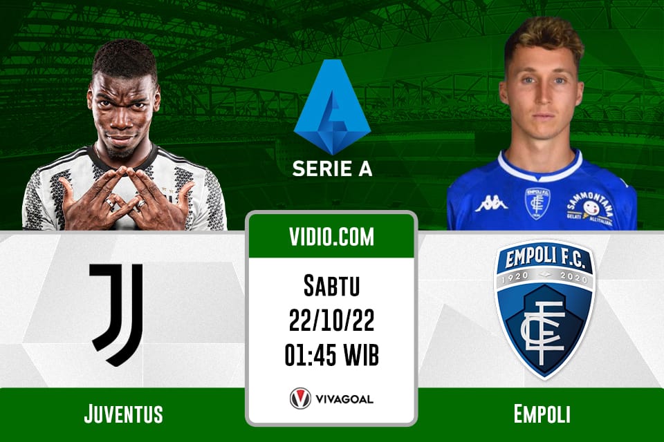 Juventus vs Empoli: Prediksi dan Link Live Streaming