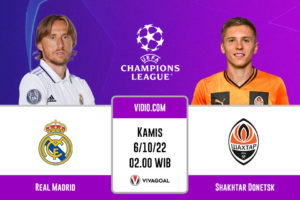 Real Madrid vs Shakhtar Donetsk: Prediksi, Jadwal, dan Link Live Streaming