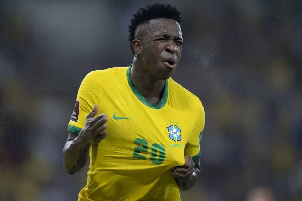 Paling Sering Dilanggar, Vinicius Ungkap Ketakutannya Tak Bisa Main di Piala Dunia 2022