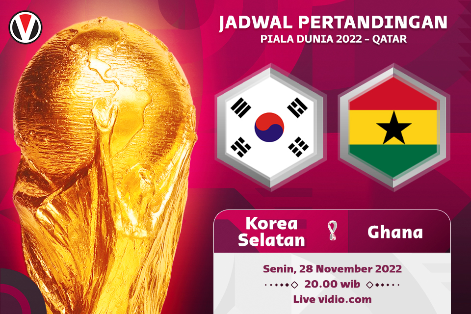 Korea Selatan vs Ghana: Prediksi, Jadwal, dan Link Live Streaming