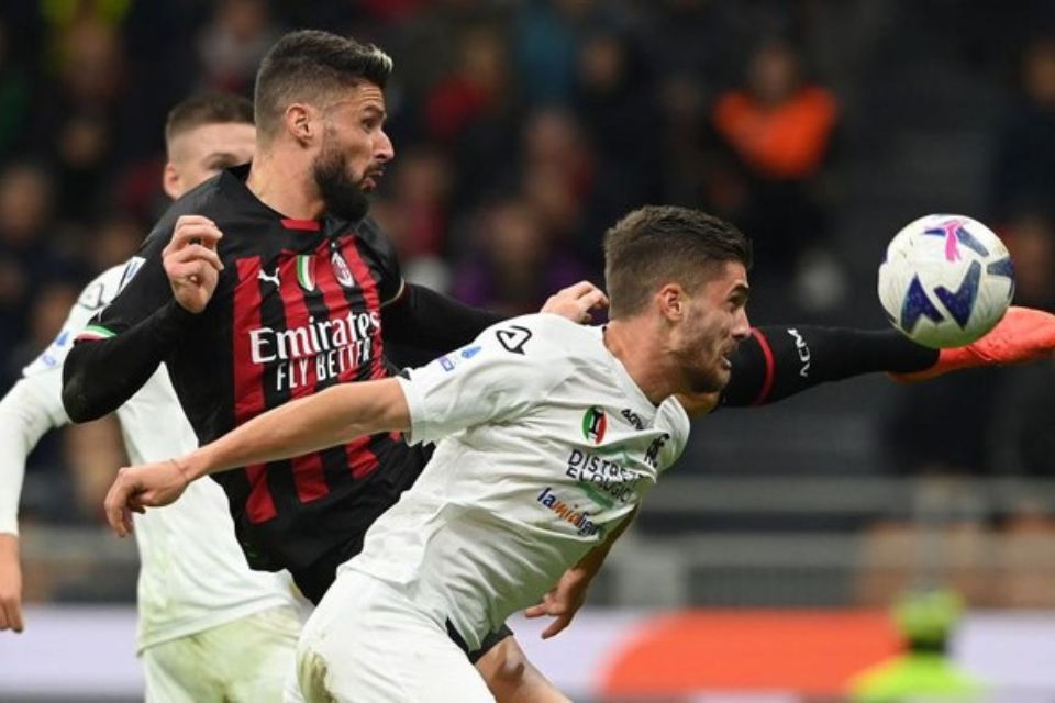 Gol Telat Olivier Giroud Pastikan Kemenangan AC Milan Akan Spezia