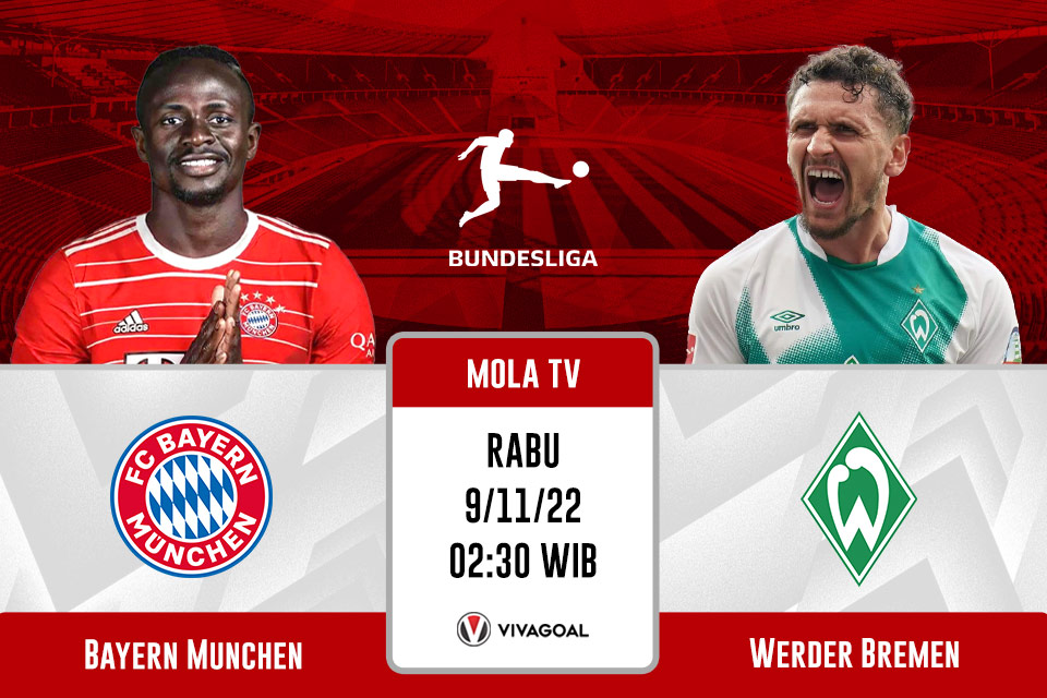 Bayern Munich vs Werder Bremen: Prediksi, Jadwal, dan Link Live Streaming