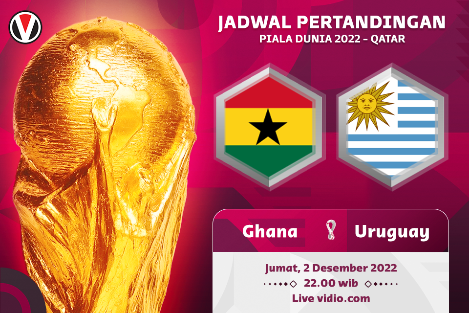 Ghana vs Uruguay: Prediksi, Jadwal, dan Link Live Streaming
