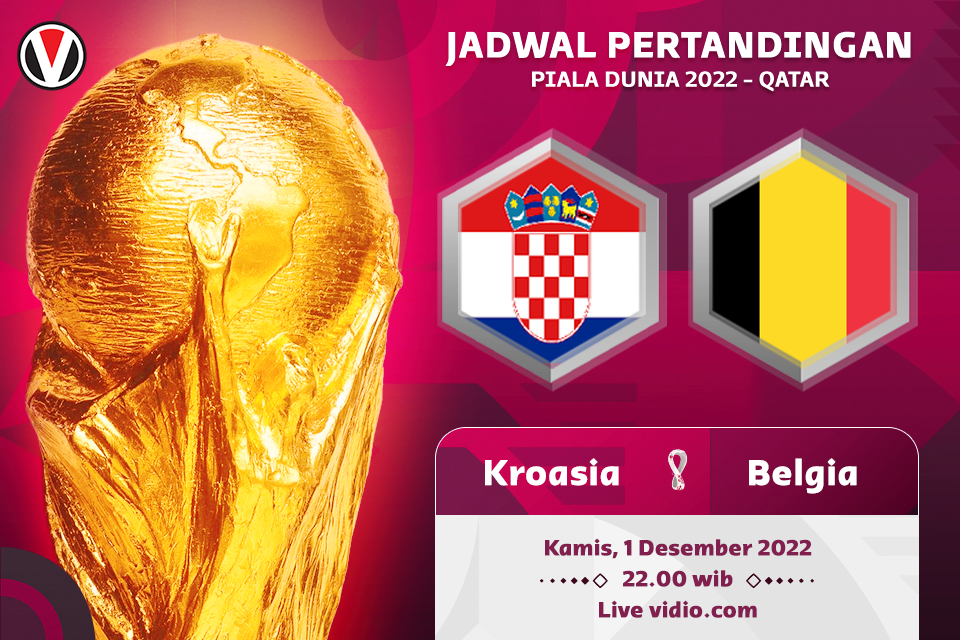 Kroasia vs Belgia: Prediksi, Jadwal, dan Link Live Streaming