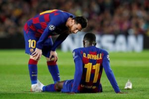Ousmane Dembele Hadapi Sang Mentor Messi dengan Penuh Respek