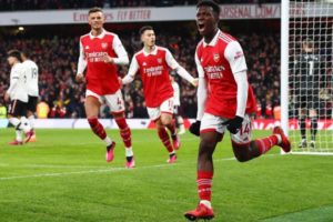 Aksi Eddie Nketiah Bobol Gawang Man United Dianggap Mirip Legenda Arsenal