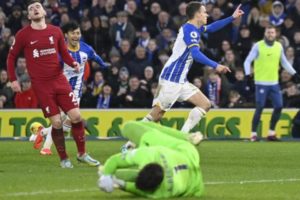 Brighton Sukses Permalukan Liverpool Tiga Gol Tanpa Balas