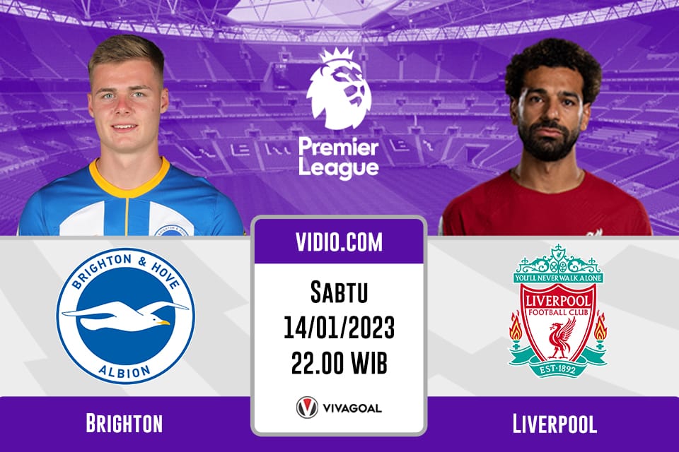 Brighton vs Liverpool: Prediksi, Jadwal dan Link Live Streaming