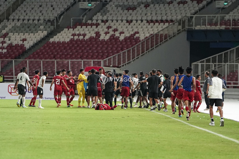 Shin Tae-yong Sayangkan Insiden Adu Jontos antara Pemain Indonesia dan Fiji di International Friendly Match U-20