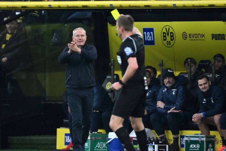 SC Freiburg Digilas Borussia Dortmund, Christian Streich Nilai Wasit Berat Sebelah