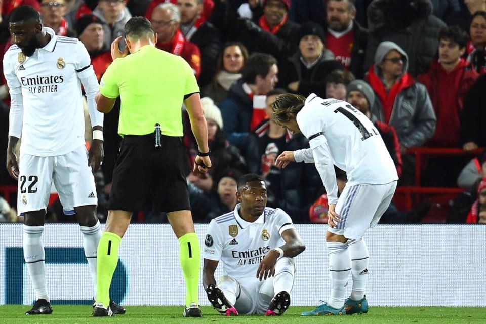 David Alaba dan Rodrygo Tambah Panjang Daftar Cedera Pemain Real Madrid