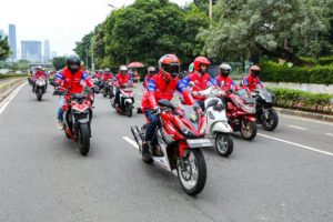 Gresini MotoG Federal Oil Jakarta Meet and Ride 2023.
